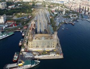 İstanbul banliyö hatlarındaki çalışmalar havadan görüntülendi