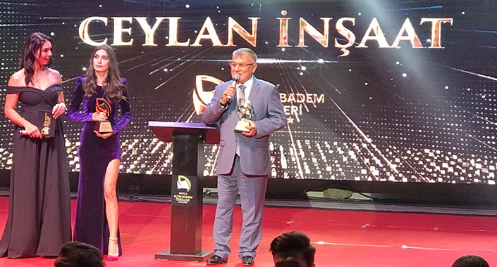 Ceylan İnşaat Yılın Kurumsal Şirketi ödülünün sahibi oldu