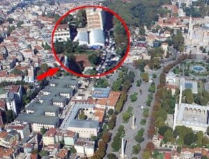 Sultanahmet’teki eski binanın altından saray çıktı