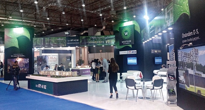 CNR Emlak Fuarı inşaatın zirvesini buluşturuyor