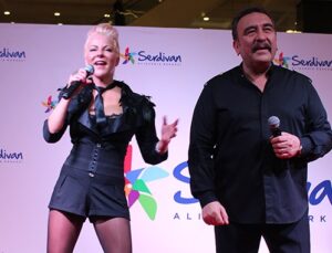 Ümit Besen ve Pamela Serdivan AVM’yi salladı