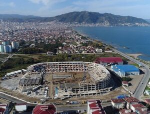 Ordu’daki yeni stadın yüzde 80’i tamamlandı