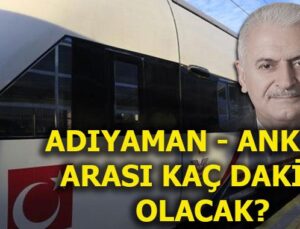 Adıyaman’a Gölbaşı’ndan 62 km.lik rayla YHT gelecek