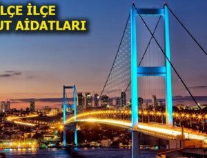 Konut aidatı en düşük Fatih, en yüksek Sarıyer’de