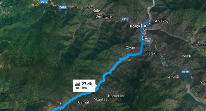 KGM Trabzon, Borçka ile Murgul arasına yol yaptırıyor