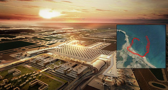 İstanbul Yeni Havalimanı’na 15 bin metrekare dolgu yapılıyor