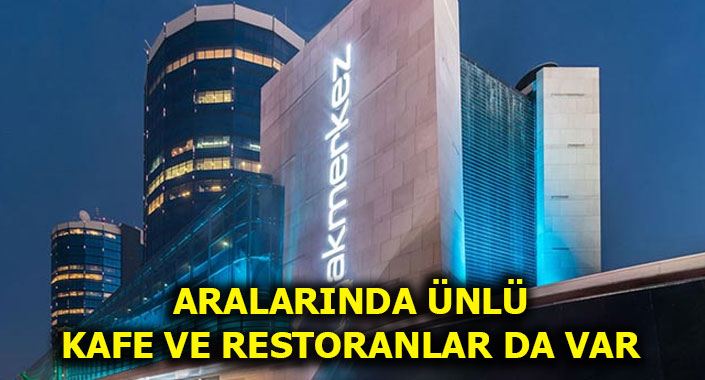 Akmerkez’de projeye aykırı bölümlere yıkım kararı