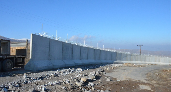 Türkiye-İran sınırındaki duvarın yüzde 50’si tamamlandı