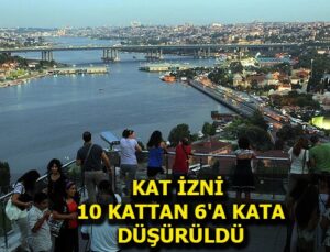 Haliç silueti için imar düzenlemesi