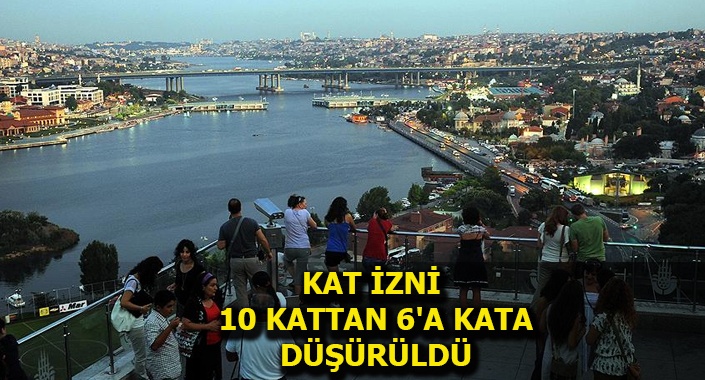 Haliç silueti için imar düzenlemesi