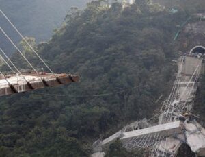 Kolombiya’daki dev köprü Chirajara koptu