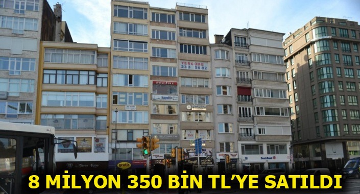 İBB Letafet Apartmanı’nı sattı