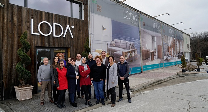Loda Mobilya’nın Bulgaristan mağazası büyük ilgi gördü