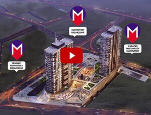 Luxera Meydan 3 metro hattının ortasında yükseliyor