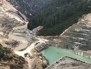 Pamukluk Barajı hızla ilerliyor