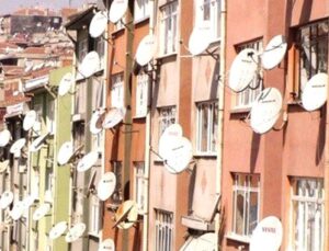 Balkonlardaki çanak antene yasak geliyor