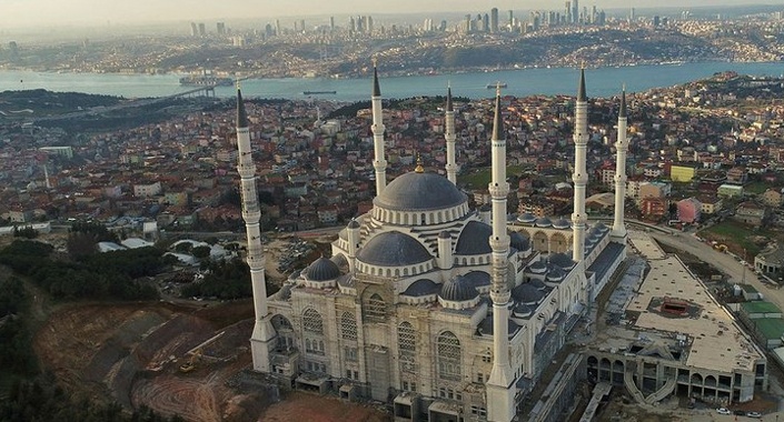 Çamlıca Camii’nin yüzde 95’i tamamlandı