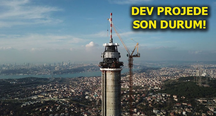 Küçük Çamlıca TV-Radyo Kulesi bu sene bitiyor