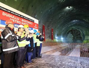 Dudullu-Bostancı Metro Hattı’nın tünelleri birleşti