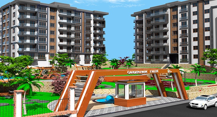 Gardenpark Evleri Çanakkale’de 300 bin TL’ye 2+1 daire