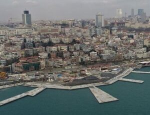 Kabataş’ın Martı’sı havadan görüntülendi