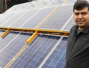 Kahramanmaraşlı girişimci mobil güneş enerji santrali üretti