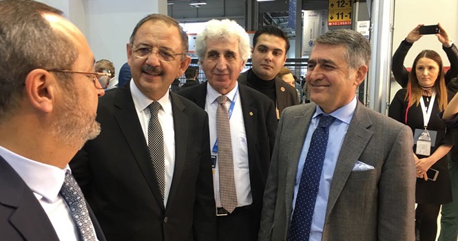 Bakan Özhaseki ISK-Sodex’te Ode Yalıtım standını ziyaret etti