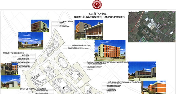 İstanbul Rumeli Üniversitesi mimari inşa projesi başlıyor