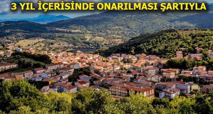 İtalya Sardunya Adası’ndaki tarihi evler 5 liraya satılıyor