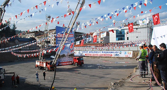 Tokat’ta Meydan Projesi’nin temeli törenle atıldı