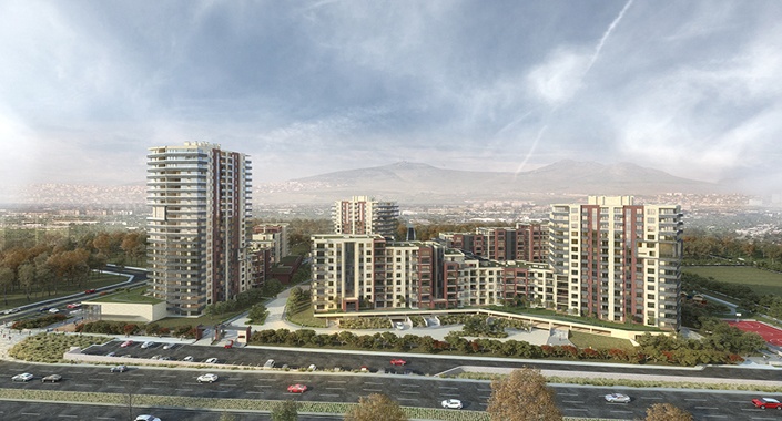 Trio Vista Konakları Afyon’da yükseliyor