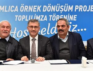 Çamlıca Camii çevresinde örnek dönüşüm için imzalar atıldı