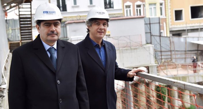 İstanbul Valisi Şahin, Beyoğlu’ndaki projeleri inceledi
