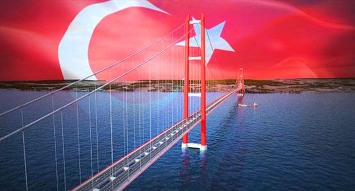 1915 Çanakkale Köprüsü kırmızı beyaza boyanacak