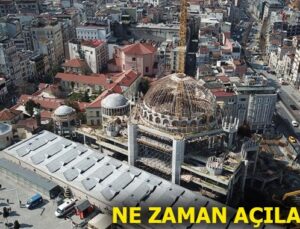 Taksim Camii’nde kaba inşaatın yüzde 80’i tamamlandı