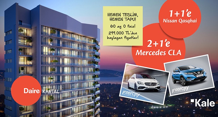 Daire Kartal’dan arabalı ev fırsatı