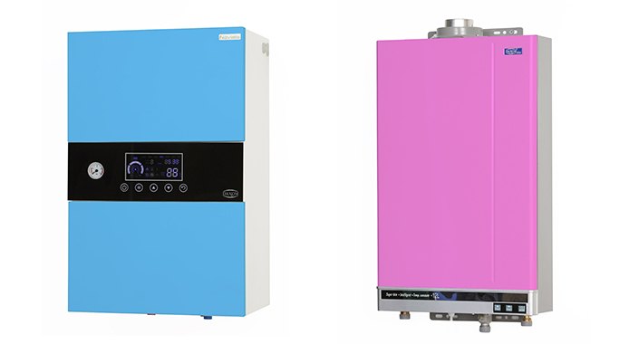 DAXOM elektrikli kombi ve şofben modellerini renklendirdi