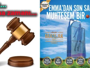 Maslak 1453’te topraktan blok alan Emma, satışa geçti
