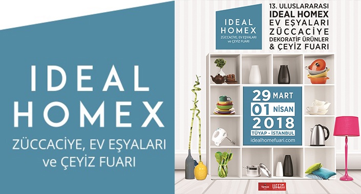IDEAL HOMEX Ev Eşyaları ve Çeyiz Fuarı 29 Mart’ta açılıyor
