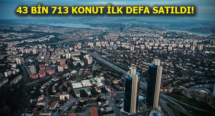 Türkiye genelinde şubat ayında 95 bin 953 konut satıldı