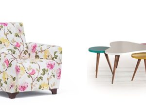 İlkbahar mobilya trendlerinde floral desen rüzgarı