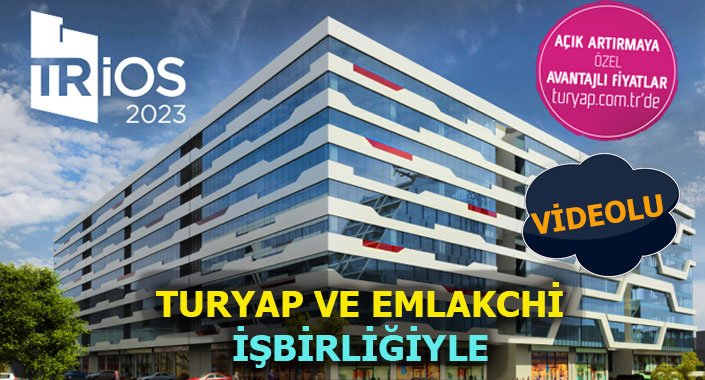 TRİOS 2023’teki 83 ticari ünite müzayedede satılacak