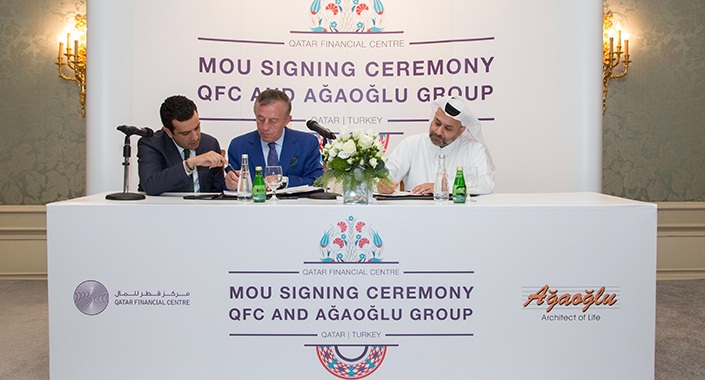 Ağaoğlu, Katar Finans Merkezi ile niyet mektubu imzaladı