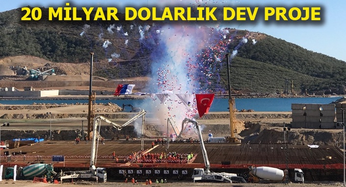 Akkuyu Nükleer Santrali’nin temeli atıldı