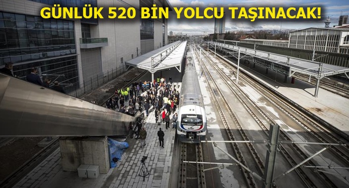 Başkentray 12 Nisan’da hizmete açılıyor