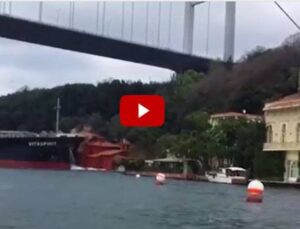 Hekimbaşı Salih Efendi Yalısı’na tankerin çarpma anı