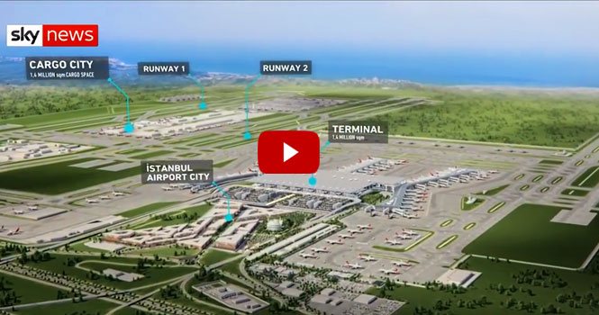 İstanbul Yeni Havalimanı Sky News’e haber oldu