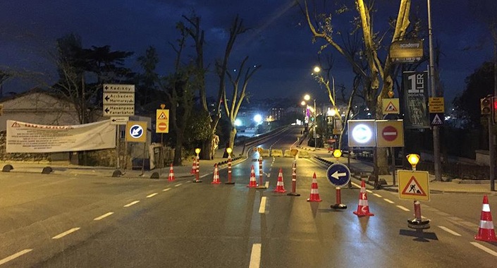 Kadıköy Tıbbiye Caddesi’ndeki karayolu köprüsü 1 yıl kapalı