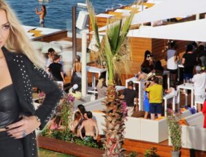 Hadise’nin Bodrum’daki plajını yaktılar