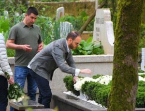 Mina Başaran için düğün günü mezarı başında dua edildi